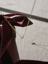 Mini Finch Bow Necklace