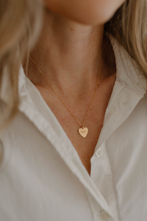 Poppy Heart Necklace