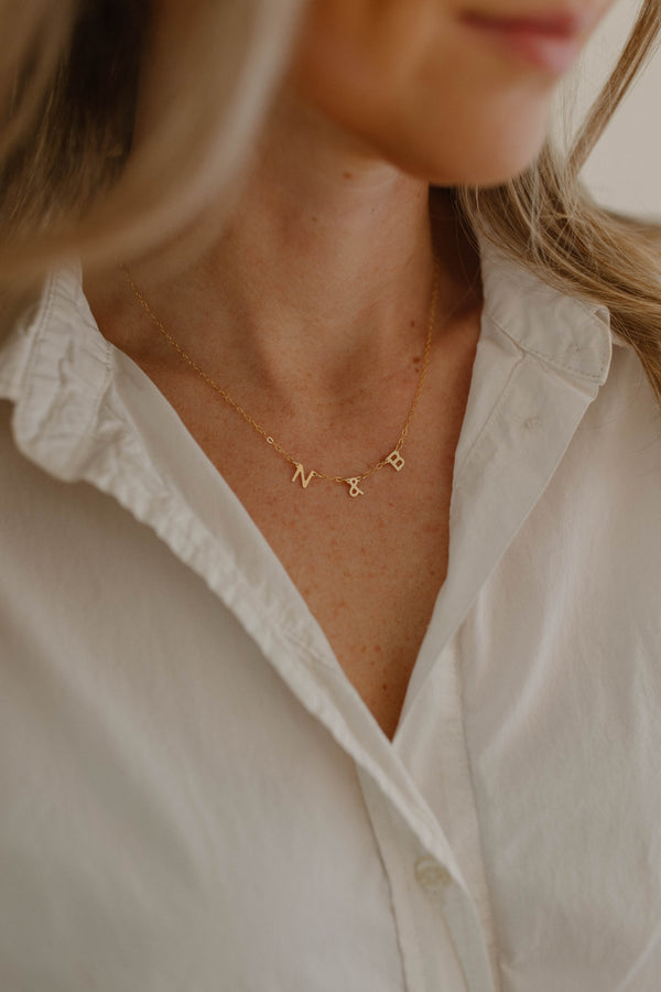 Louisa Multi-Letter Necklace (pre-order for APRIL!)